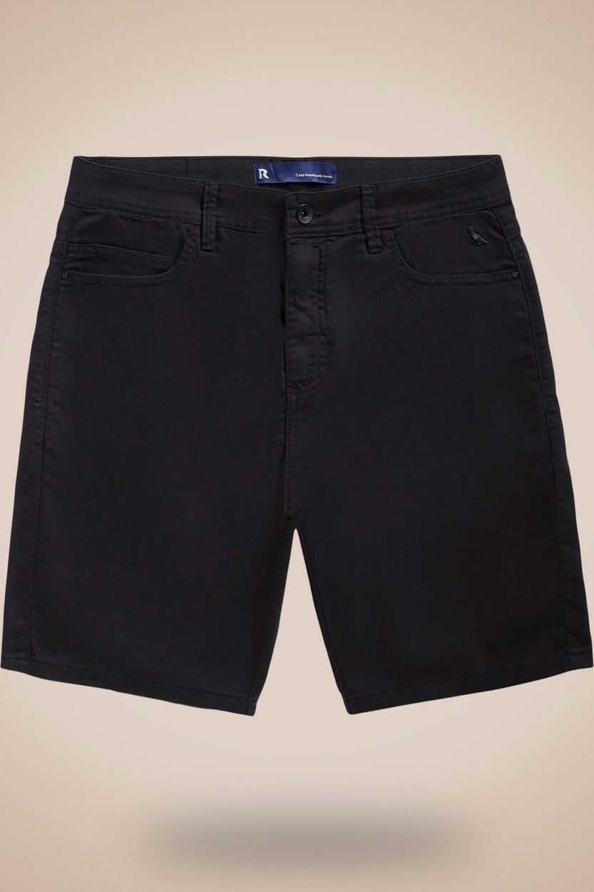 Bermuda Sarja Color, cor PRETO