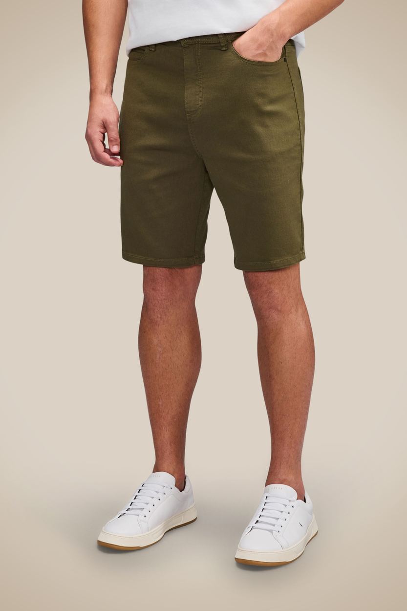 Bermuda Sarja Color, cor MILITAR