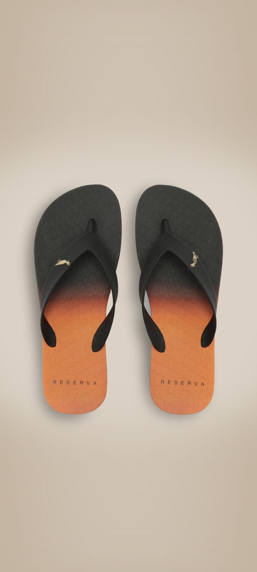 Chinelo Rsv Degrade Anoitecer, cor PRETO/PRETO