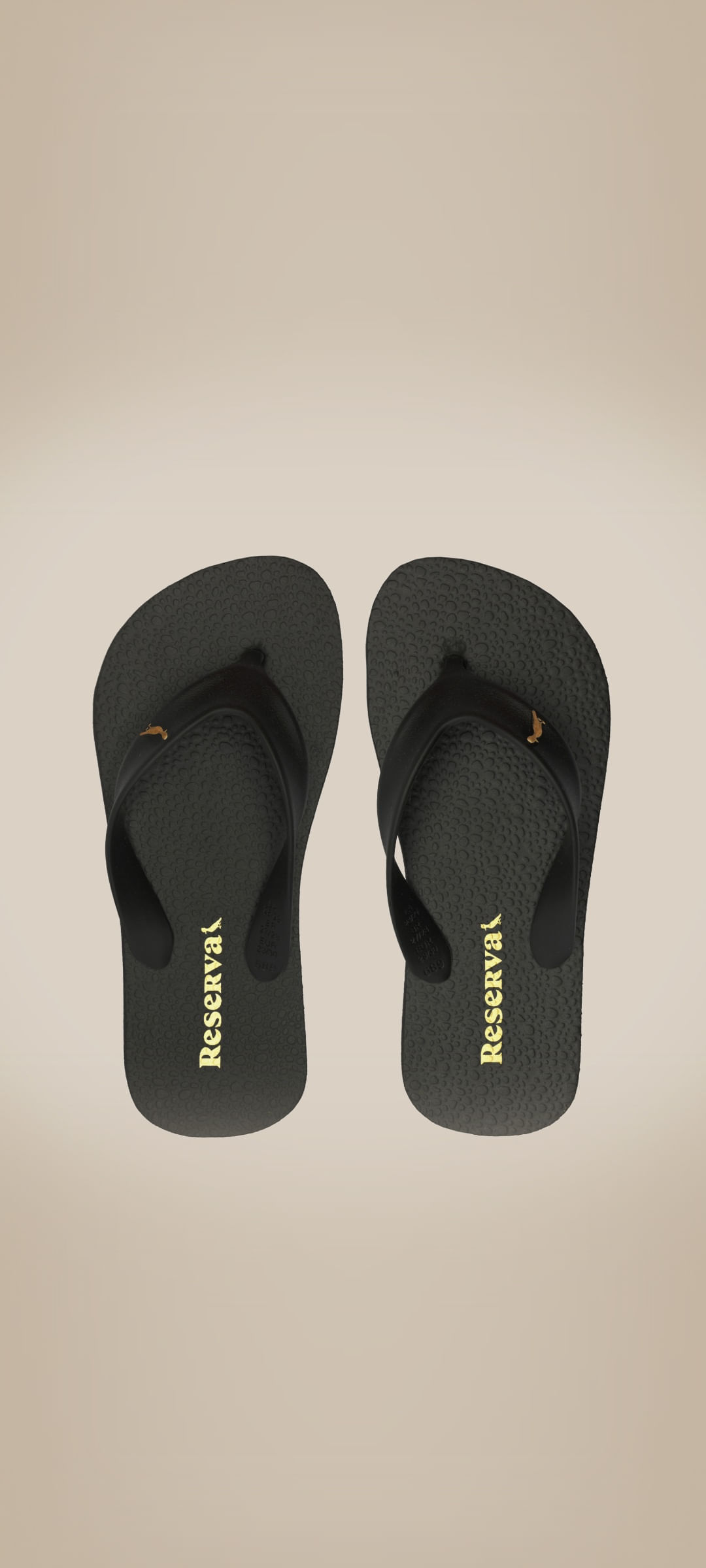 Chinelo Rmi Logo, cor PRETO/PRETO