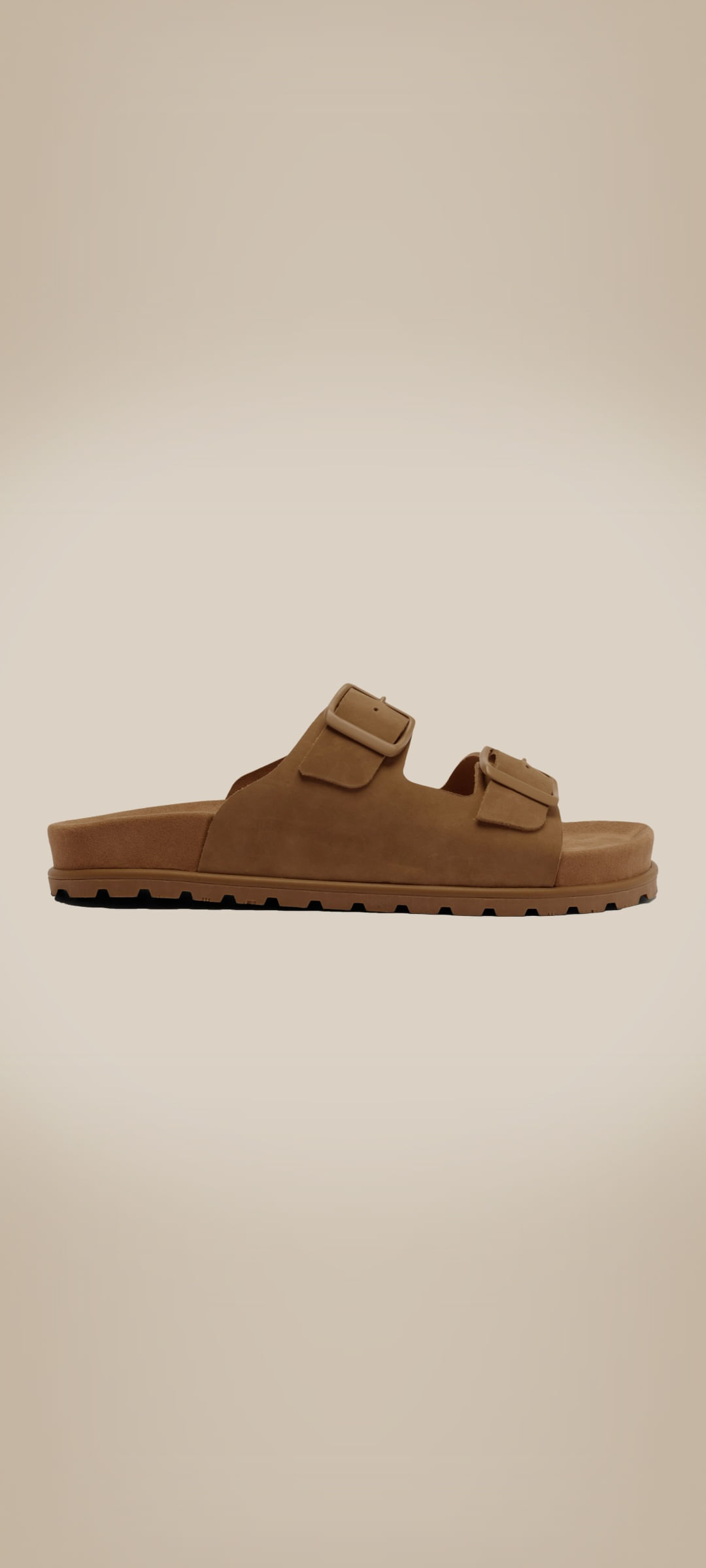 Chinelo Rsv Francisco Nobuck, cor CAMEL TINGIDO