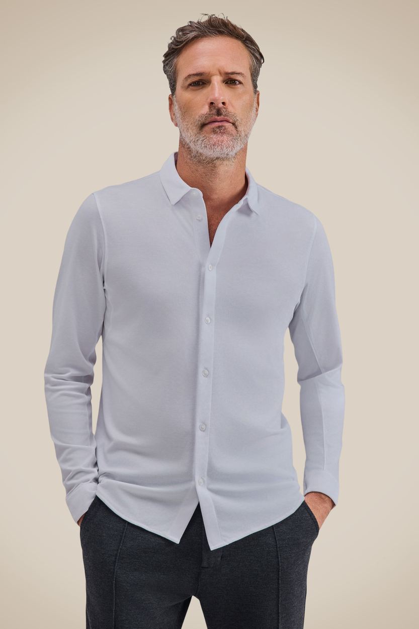 Camisa Ml Oxford Jersey, cor BRANCO