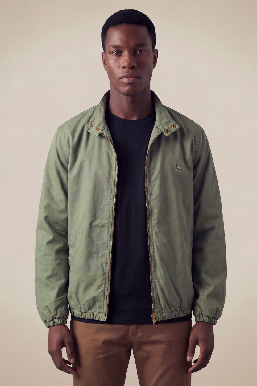 Jaqueta Casual Sarja, cor MILITAR