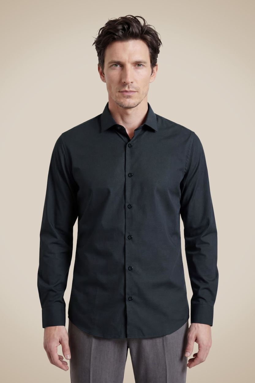 Camisa Ml Enxuto Soft Touch, cor PRETO
