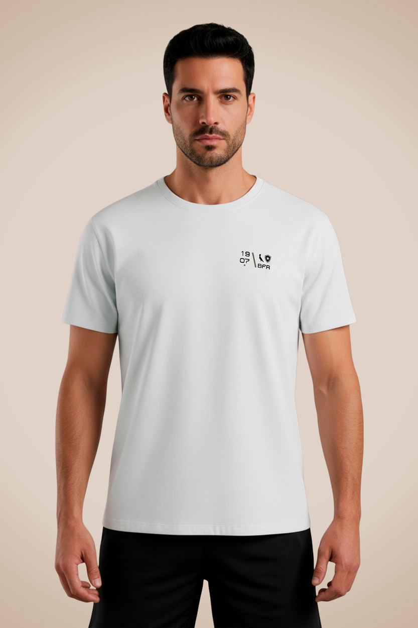 Camiseta Estampa Brf 1907 Botafogo, cor BRANCO