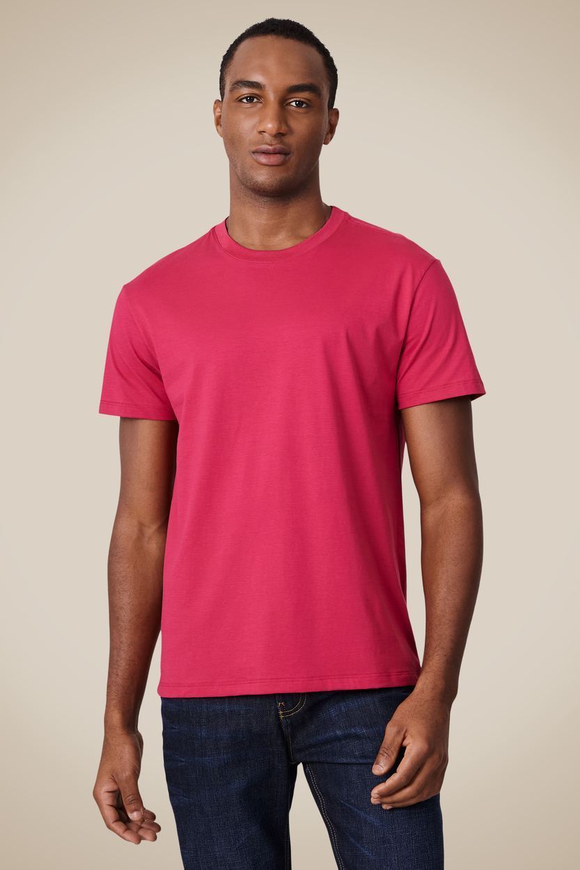 Camiseta Pima Cores, cor MAGENTA