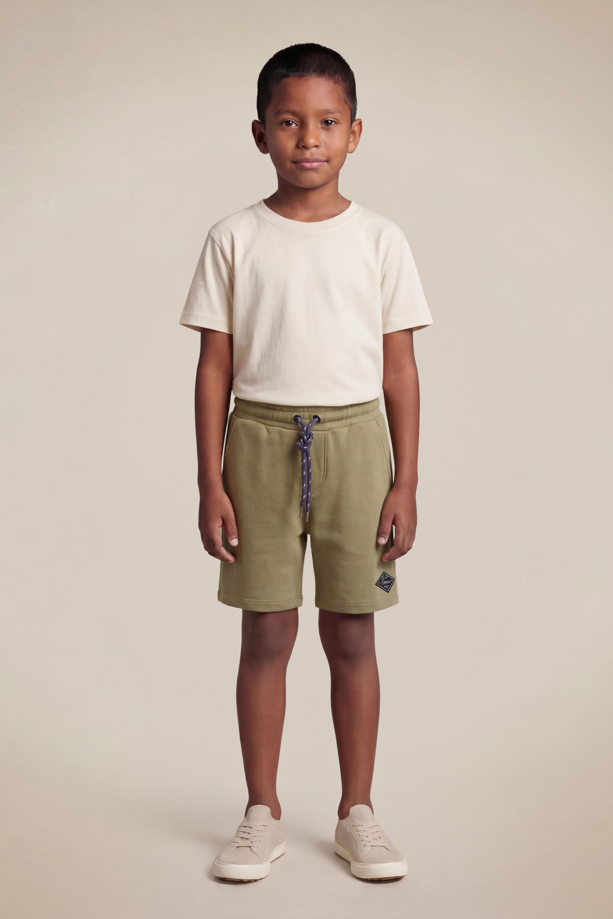 Bermuda Mini Moletom Street, cor MILITAR