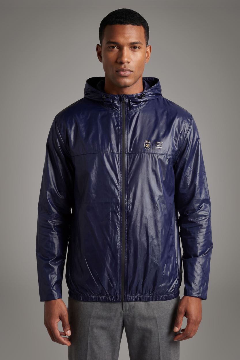 Jaqueta Windbreaker Fla Vencer Vencer, cor MARINHO