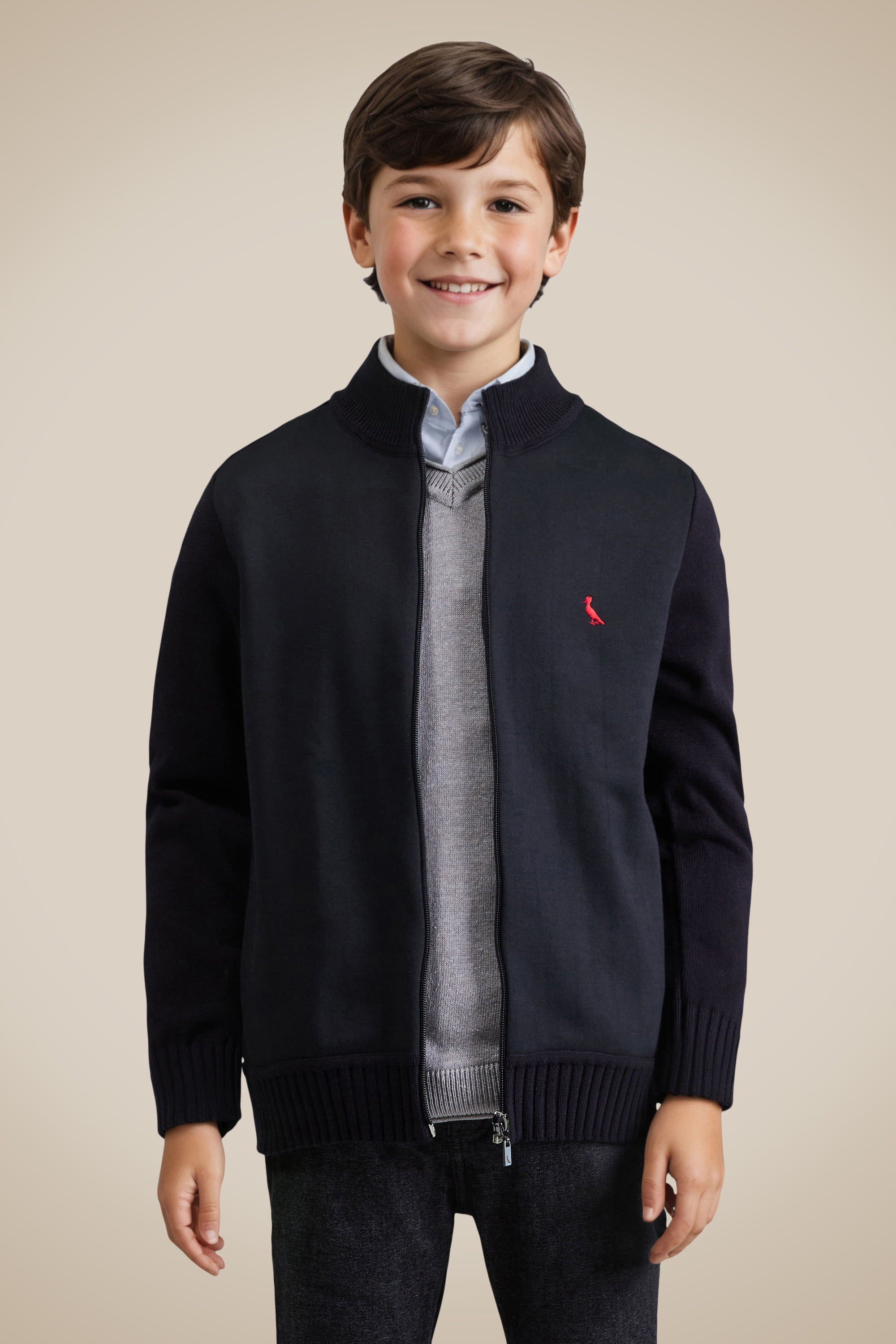 Casaco Tricot Reserva Mini Moletom, cor PRETO