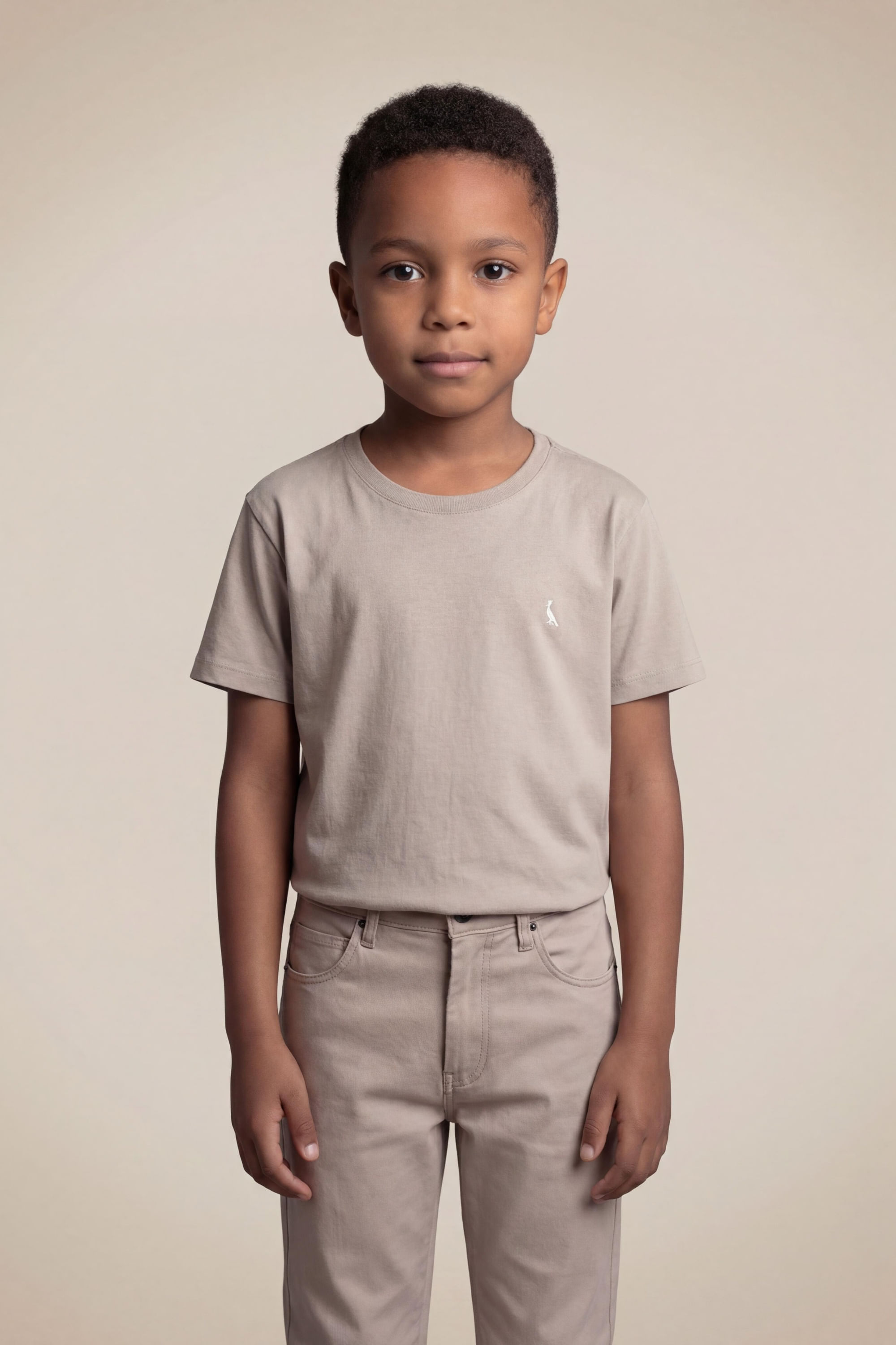 Camiseta Mini Pf Careca, cor CINZA LUA