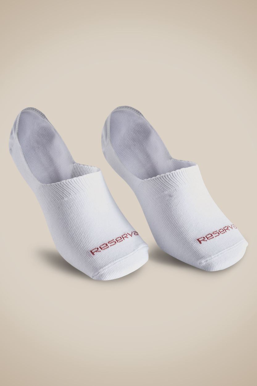 Meia Contínua Invisível Reserva, cor BRANCO