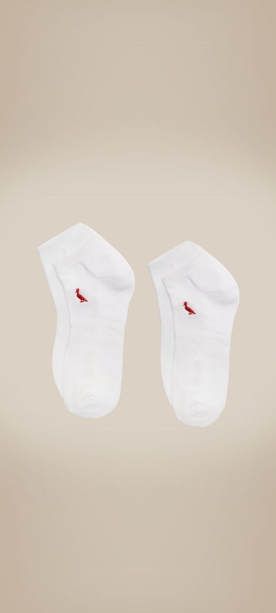 Meia Rsv Kit Low Cut, cor BRANCO
